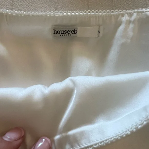 House of CB Sydel Bias Cut Satin Maxi Skirt - Picture 3 of 5